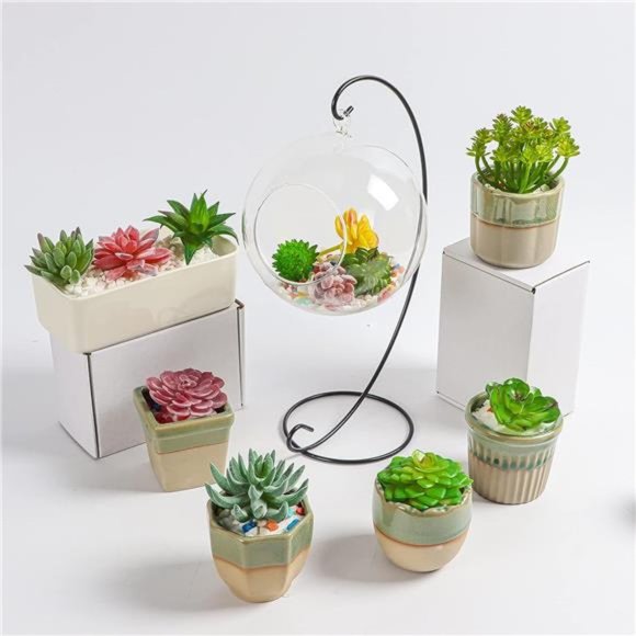 Fake Succulents Plants Artificial, 17 PCS Faux Suculentas Unpotted, Assorted - Picture 3 of 6